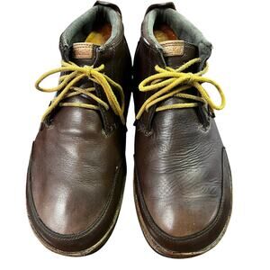 Olukai Kamuela Ankle Casual Chukka Boots Brown Leather Men's 11.5 US (46 EU) EUC